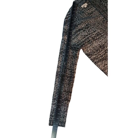 JJ Basics Marled Knit Cardigan Open Front Chunky Sweater Women’s S | Cozycore - Picture 5 of 8